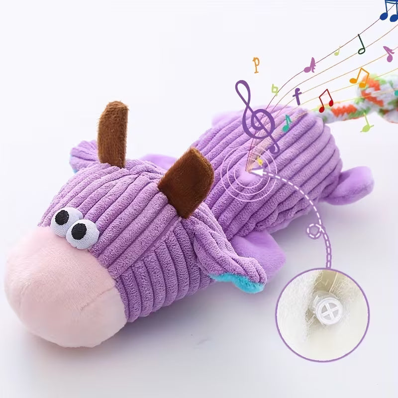 Interactive Dog Plush Toy – Chew-Resistant, Fun & Calming for Puppies & Adult Dogs