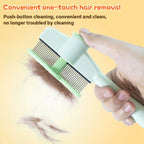 🔥 Self-Cleaning Pet Flea Comb & Grooming Brush for Dogs & Cats