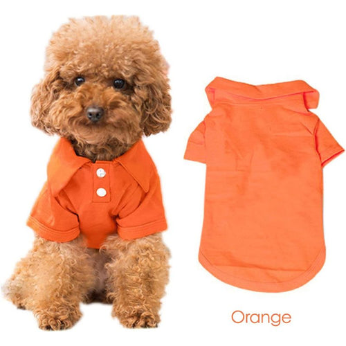 4-Piece Dog T-Shirt Set – Breathable Puppy Sweatshirts, Cute Pet Outfit Coats for Small to Medium Dogs