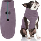 Half-Zip Fleece Dog Vest – Warm, Cozy & Easy-On Winter Sweater for Small Dogs