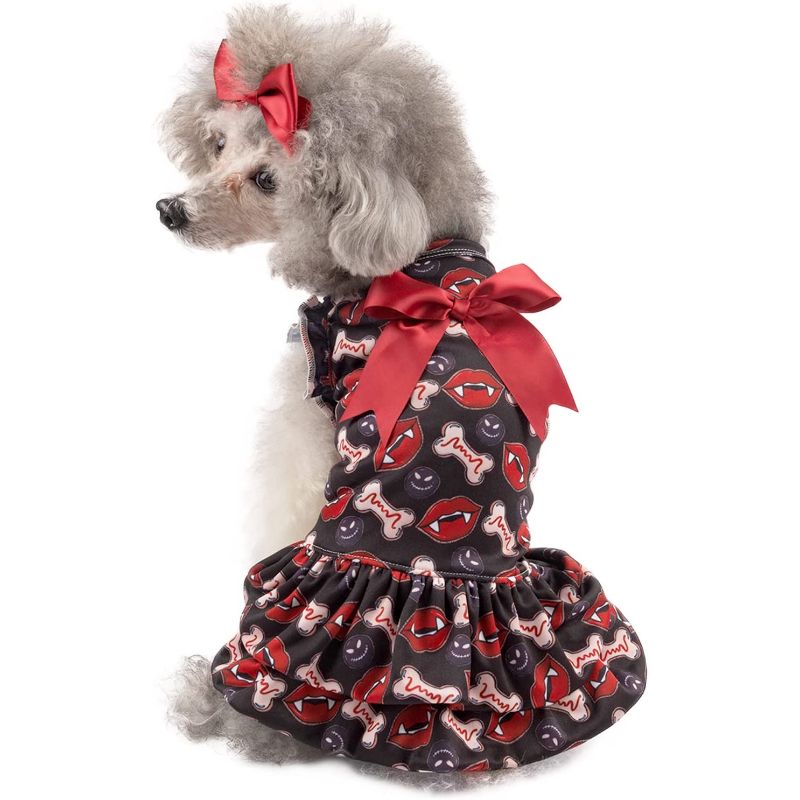 Dog Dress for Small Dogs – Bling Mermaid Sequin Skirt, Summer Puppy Outfit for Girls