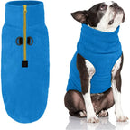 Half-Zip Fleece Dog Vest – Warm, Cozy & Easy-On Winter Sweater for Small Dogs