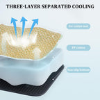 Breathable Rattan Cooling Pet Bed for Dogs – Keeps Pets Cool & Comfortable All Summer