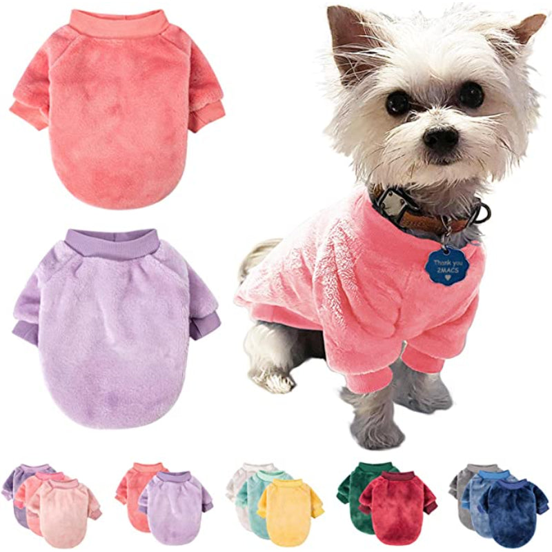 Pack of 2 or 3 Ultra-Soft & Warm Cat & Small Dog Sweaters