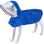 Waterproof Dog Raincoat for Small Dogs — Adjustable Reflective Rain Poncho with Hood (Yellow, X-Small)