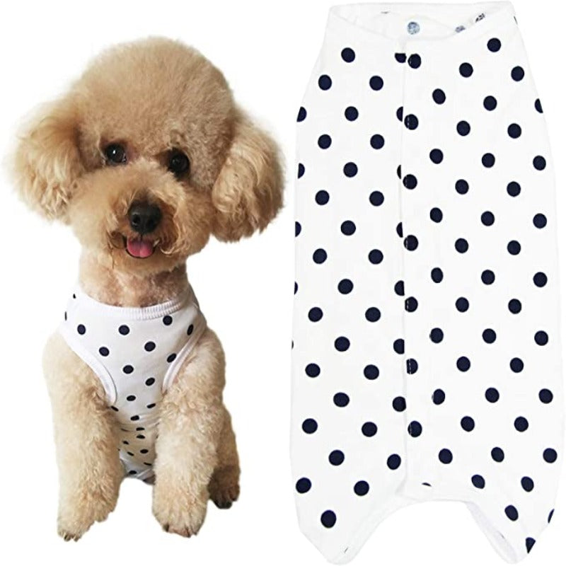 Dog Recovery Suit – Post-Surgery Wound Protection Suit for Small Dogs