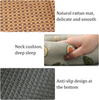 Breathable Rattan Cooling Pet Bed for Dogs – Keeps Pets Cool & Comfortable All Summer