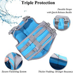 Large Dog Life Jacket – Premium Neoprene Pet Float Vest with Rescue Handle & High-Visibility Red Design