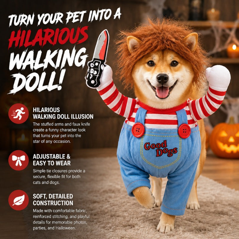Pet Halloween Costume – Fun & Comfortable Dog or Cat Outfit for Festive Photos