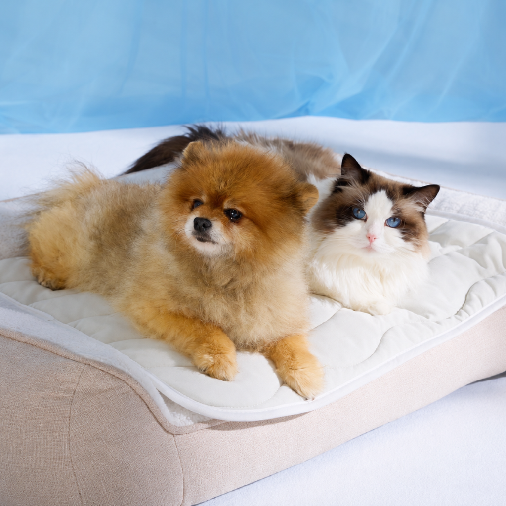 Dog Cooling Mat with Non-Slip Bottom – Instant Cool Pet Mat for Summer Heat Relief