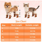 Stay-On Suspender Dog Boots – Waterproof Pet Rain Boots with Adjustable Straps