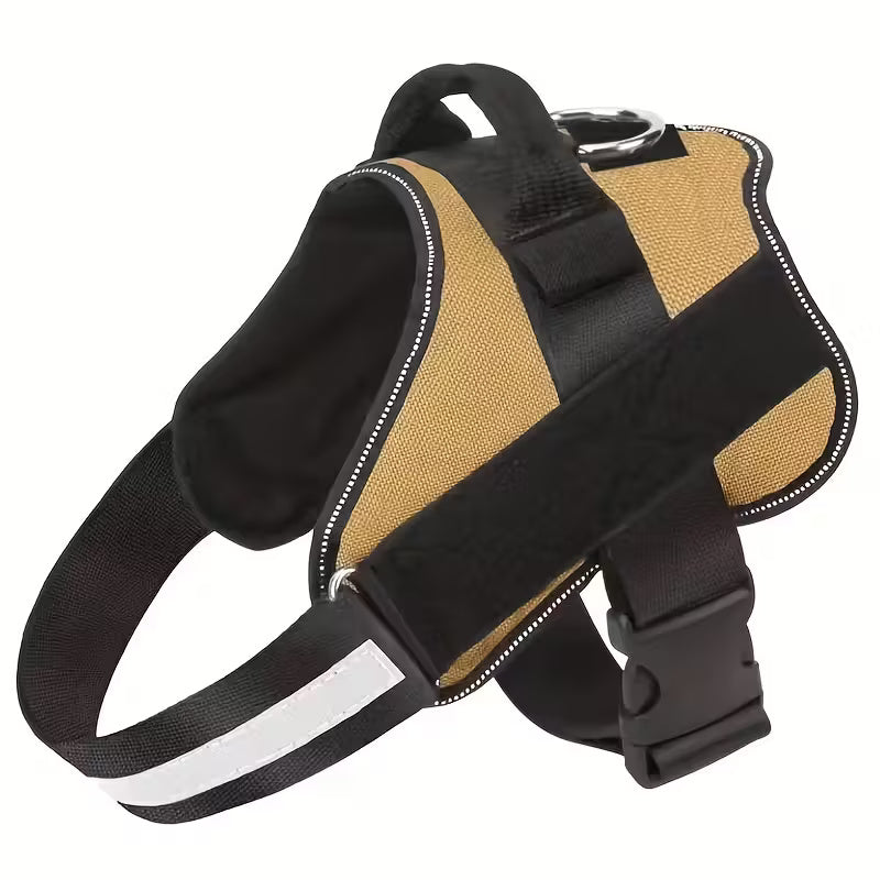 Reflective Adjustable Dog Harness with Matching Leash