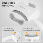One-Click Fur Remover for Cats & Dogs — Self-Cleaning Pet Grooming Brush