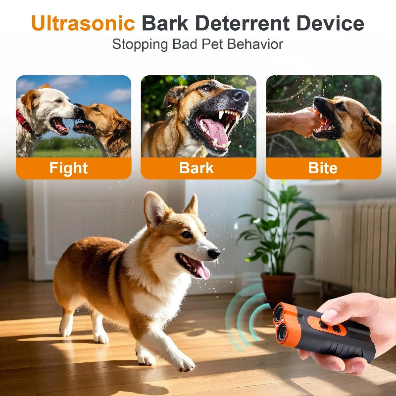 Instant Ultrasonic Bark Stopper — Humane Dog Training Device