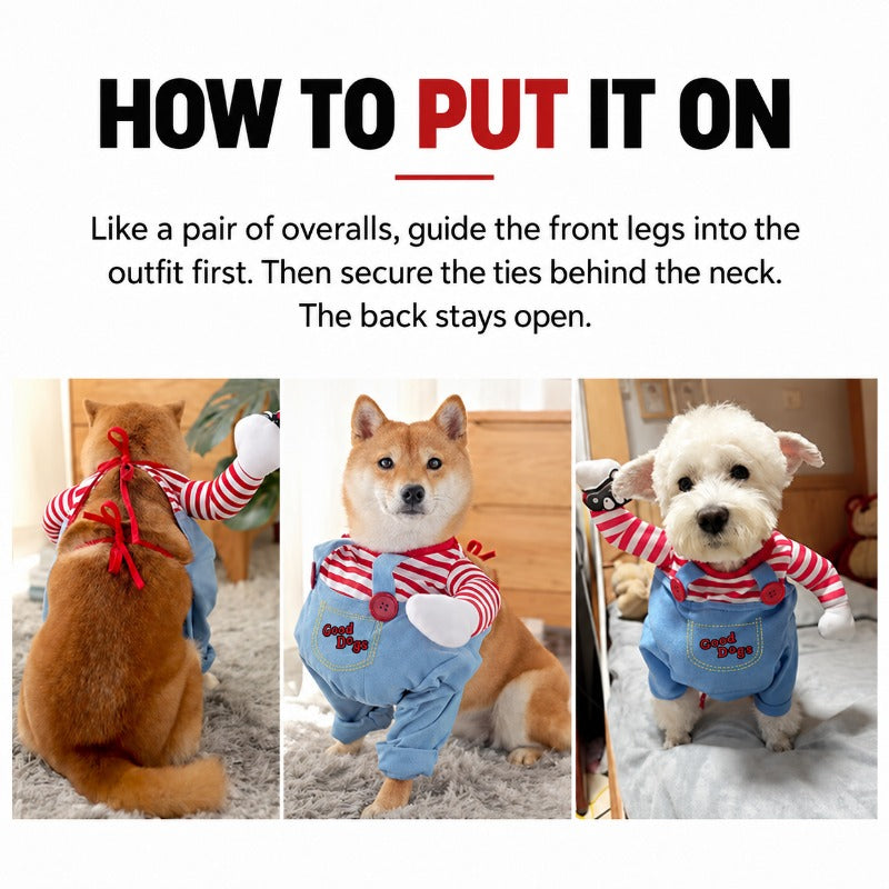 Pet Halloween Costume – Fun & Comfortable Dog or Cat Outfit for Festive Photos