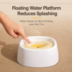 Dry Chin Floating Pet Water Bowl – Splash-Free, Non-Slip & Easy-Clean Design