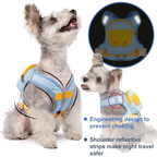 Dog Backpack Harness Set – Adjustable Pet Carrier & Walking Harness Combo