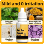Gentle Pet Ear Relief Drops for Dogs & Cats