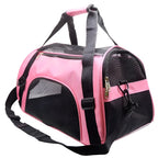 Foldable Airline-Approved Soft-Sided Pet Carrier Bag for Cats & Small Dogs