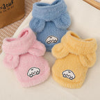 Cartoon Fleece Pet Hoodie – Soft, Snuggly & Super Cute!