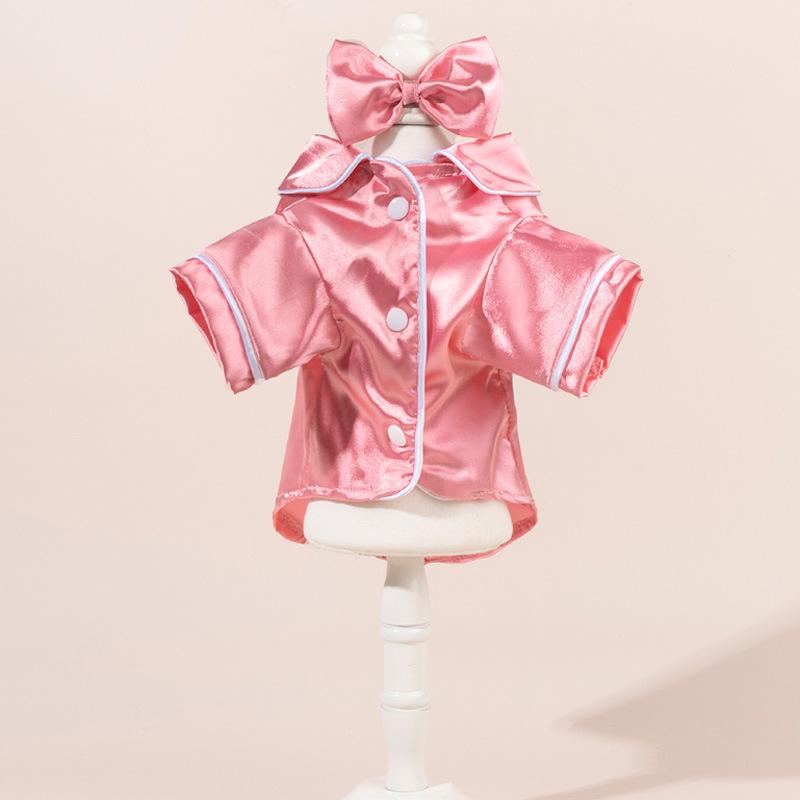 Glossy Pet Pajama Costume Outfit for Small Dogs & Cats