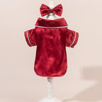 Glossy Pet Pajama Costume Outfit for Small Dogs & Cats