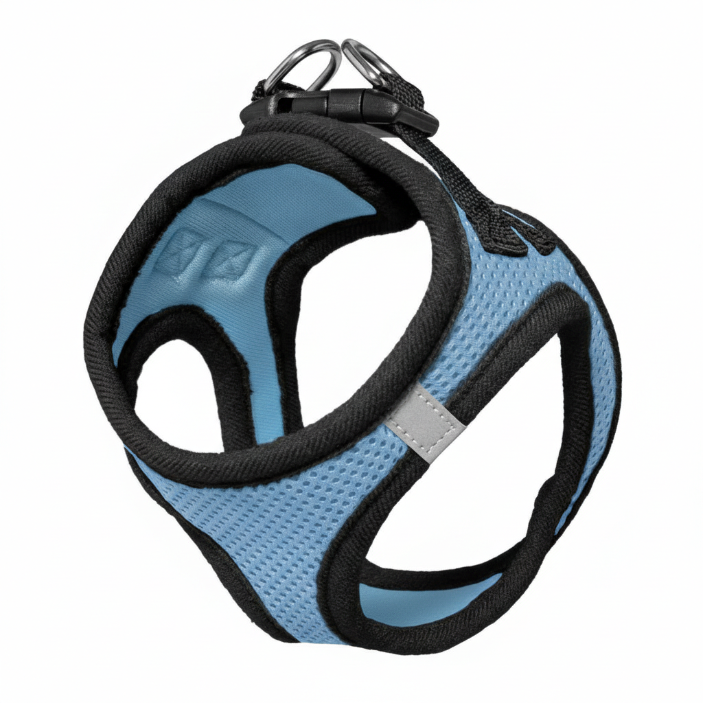 Step-In Air Mesh Dog Harness – Lightweight, Breathable & Reflective Pet Walking Harness
