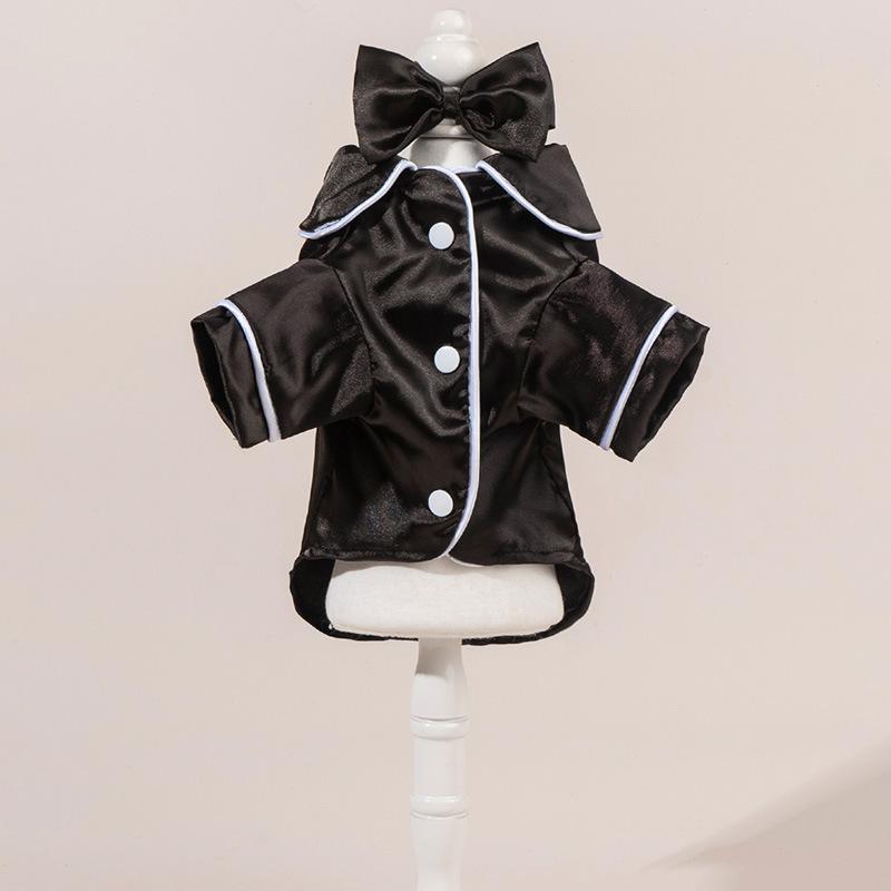 Glossy Pet Pajama Costume Outfit for Small Dogs & Cats