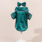 Glossy Pet Pajama Costume Outfit for Small Dogs & Cats