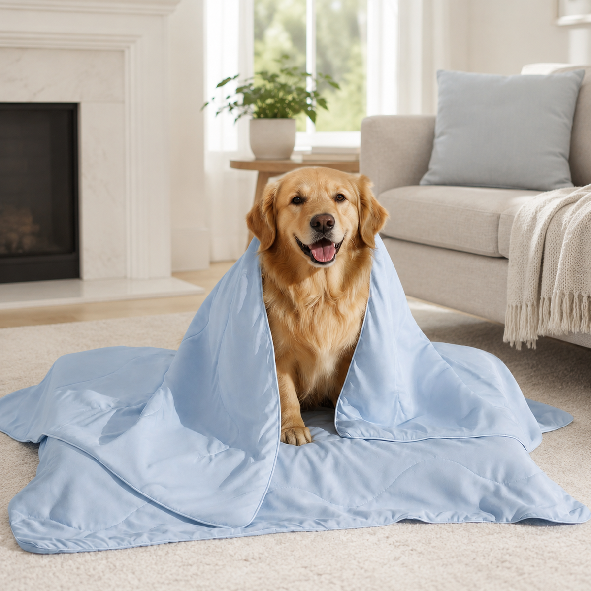 Dog Cooling Mat with Non-Slip Bottom – Instant Cool Pet Mat for Summer Heat Relief