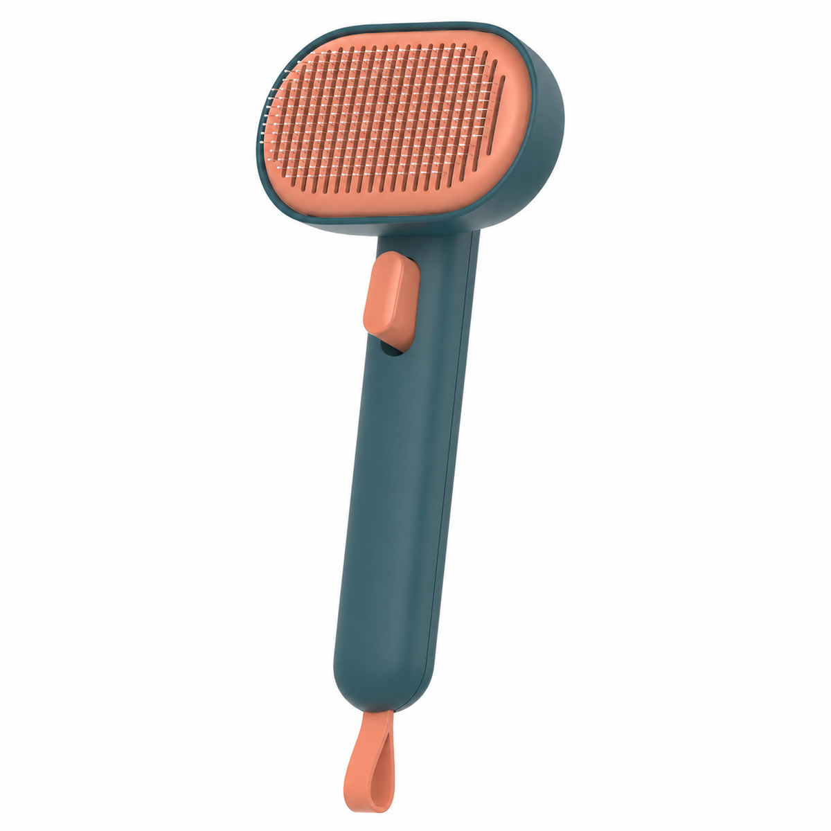 Self-Cleaning Slicker Brush for Dogs & Cats — Deshedding Grooming Tool with Easy Hair Release