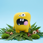 Durable Natural Monster Latex Squeaky Dog Toy
