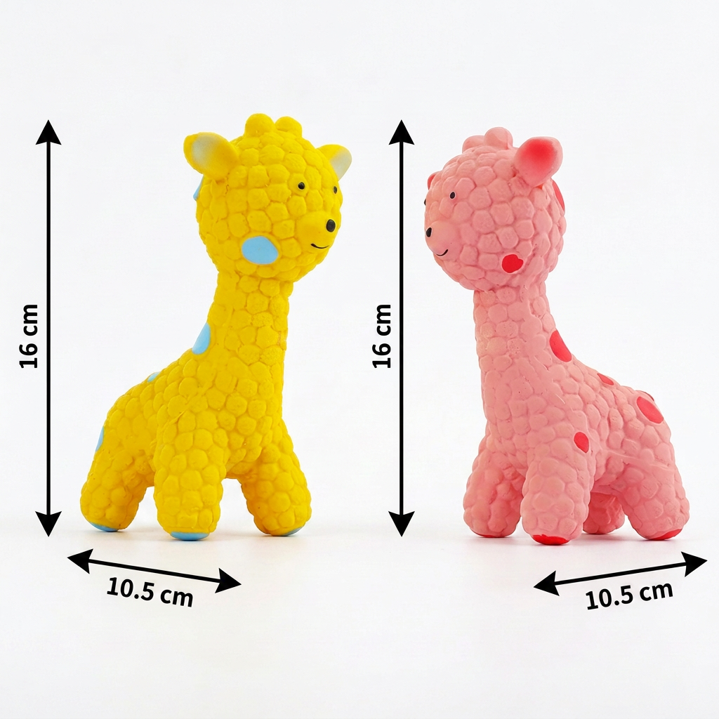 Interactive Squeaky Giraffe Dog Toy – Fun, Durable Chew Toy for Puppies & Adult Dogs