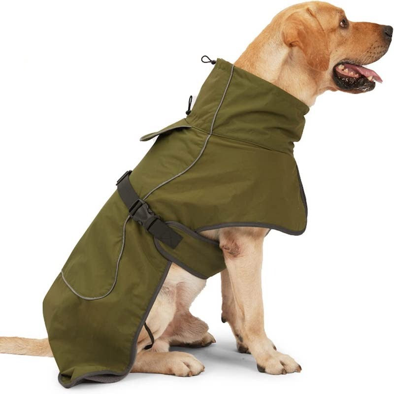 Dog Winter Jacket – Windproof & Waterproof Warm Coat with Leash Hole for Cold Weather