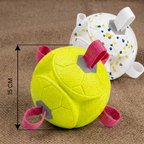 Eco-Friendly Indestructible Dog Ball – Bite-Resistant Tug & Fetch Toy