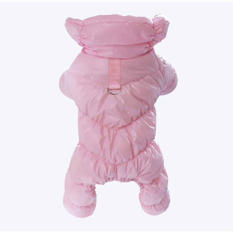 Winter Puppy Dog Coat – Waterproof & Windproof Fleece Snowsuit for Small Dogs
