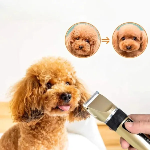 Silent Dog Coat Trimmer Set — Quiet, Stress-Free Grooming at Home