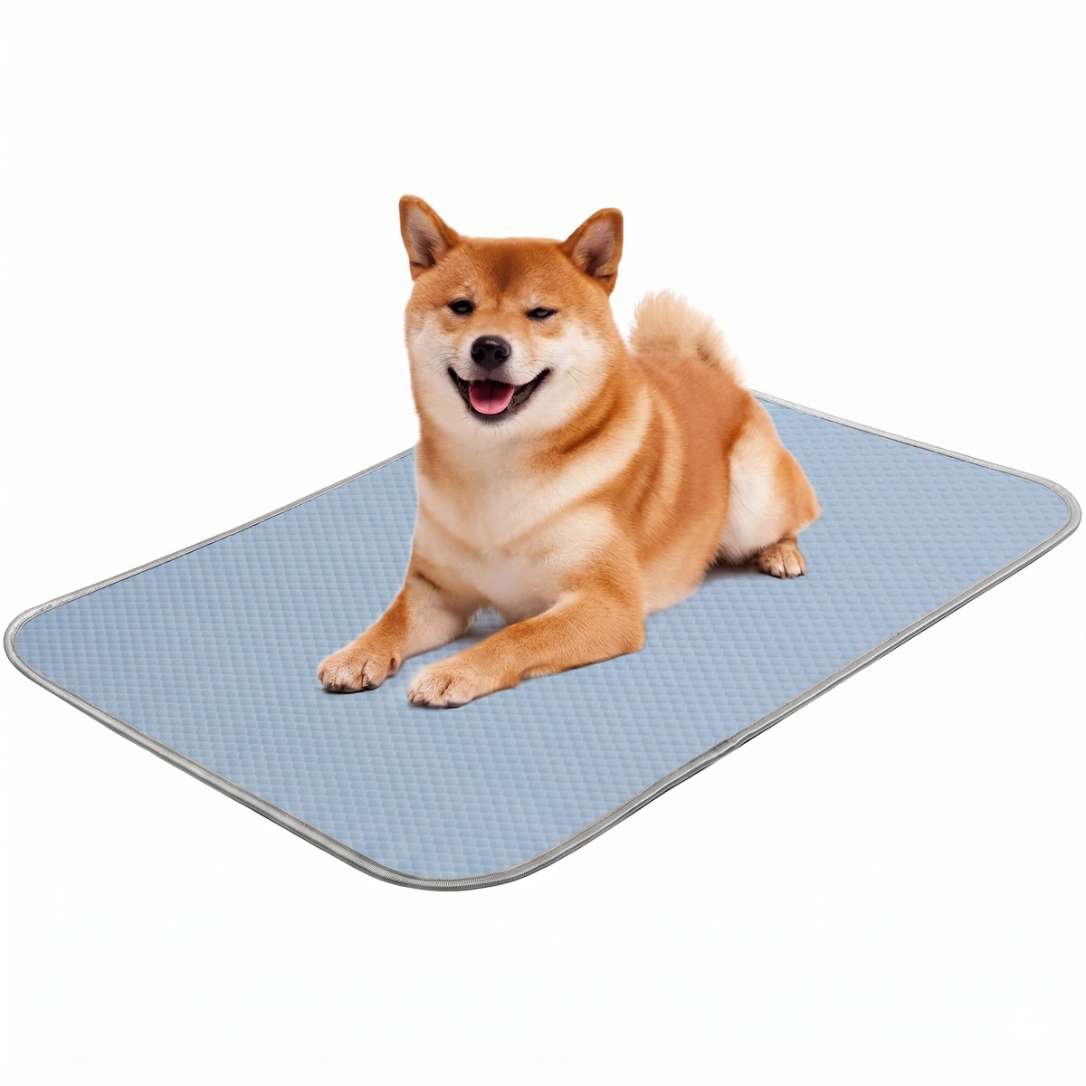 Washable Self-Cooling Ice Silk Pet Mat – Instant Summer Relief for Dogs & Cats