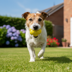 Durable Bouncing Dog Ball – Stress-Relieving Toy in Fun Dog Colors