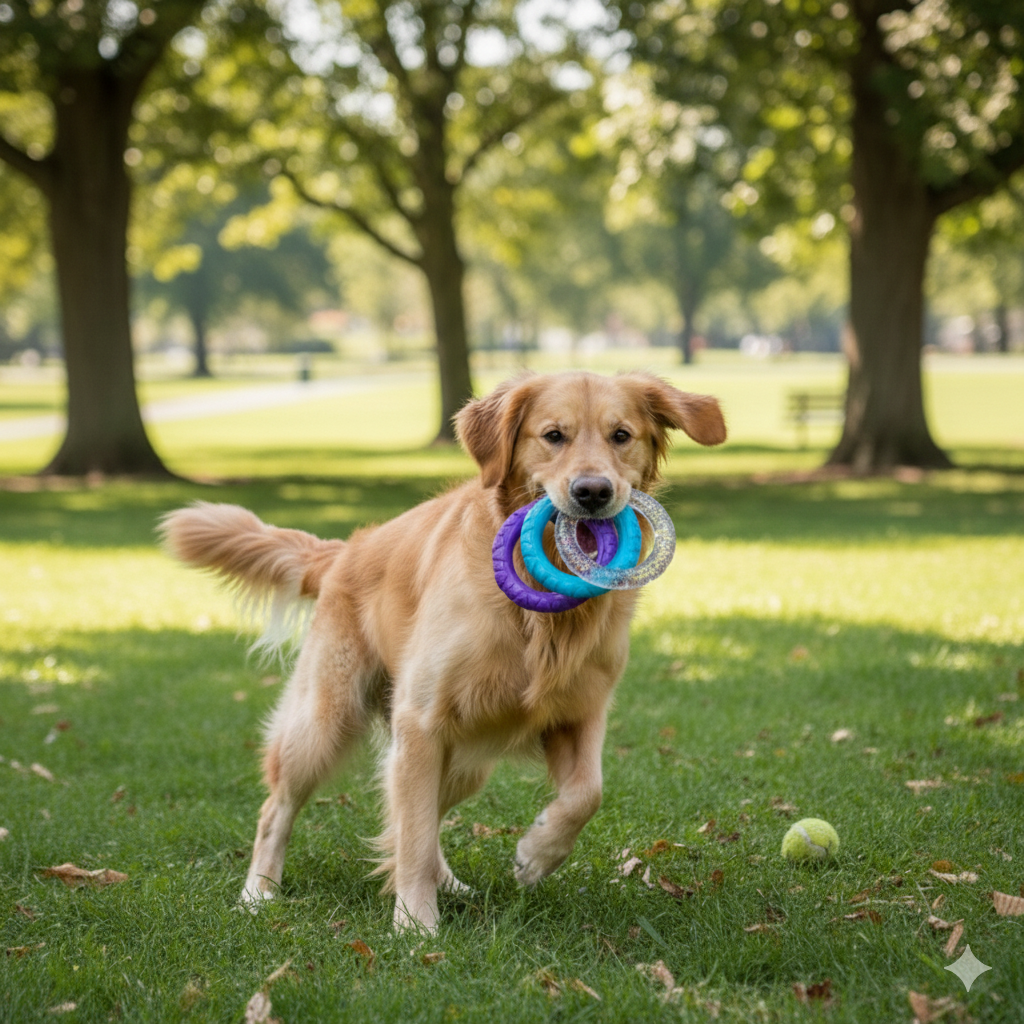Extra-Durable Dog Tug Toy for Energetic Chewers & Playtime Lovers