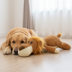Squeaky Plush Dog Toys for Small & Medium Dogs — Fun Cartoon Animal Chew Toys