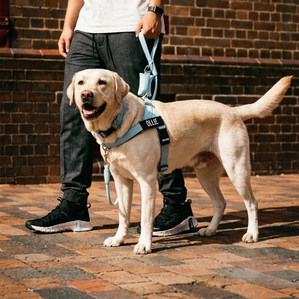 Adjustable Neck & Chafe-Resistant Dog Harness for Small Dogs – No-Pull, Soft Mesh, Easy-Click Buckle