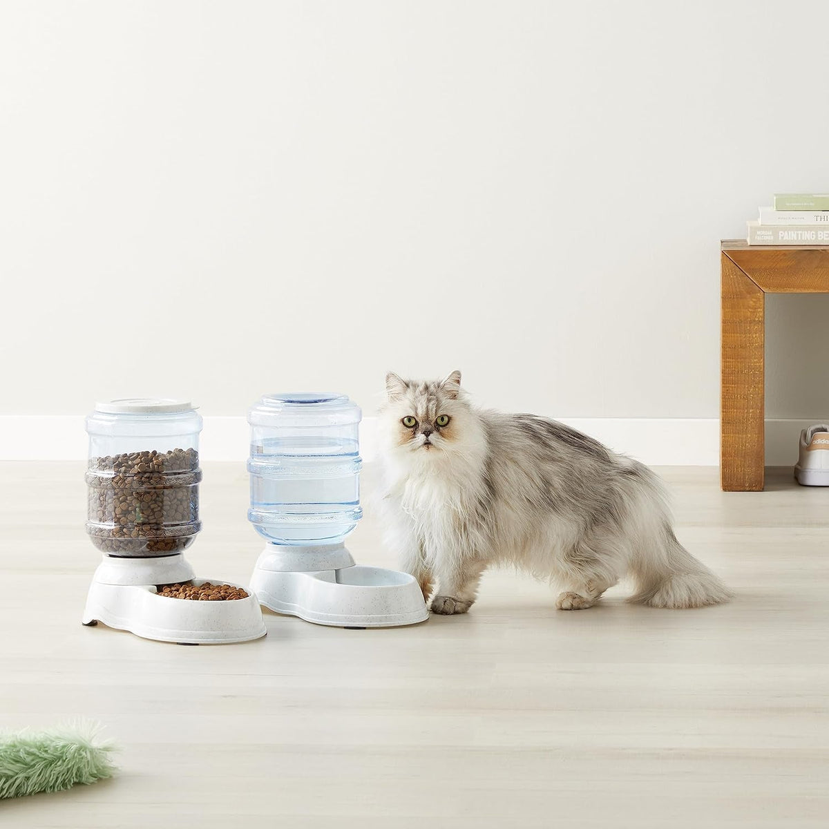Gravity Pet Food Feeder for Dogs & Cats – Large Capacity Automatic Kibble Dispenser
