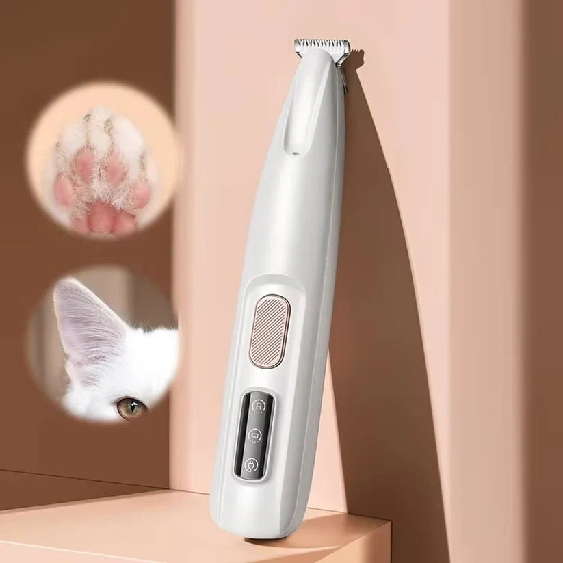 Pet Paw & Sensitive-Area Trimmer – Safe, Quiet, At-Home Grooming Tool