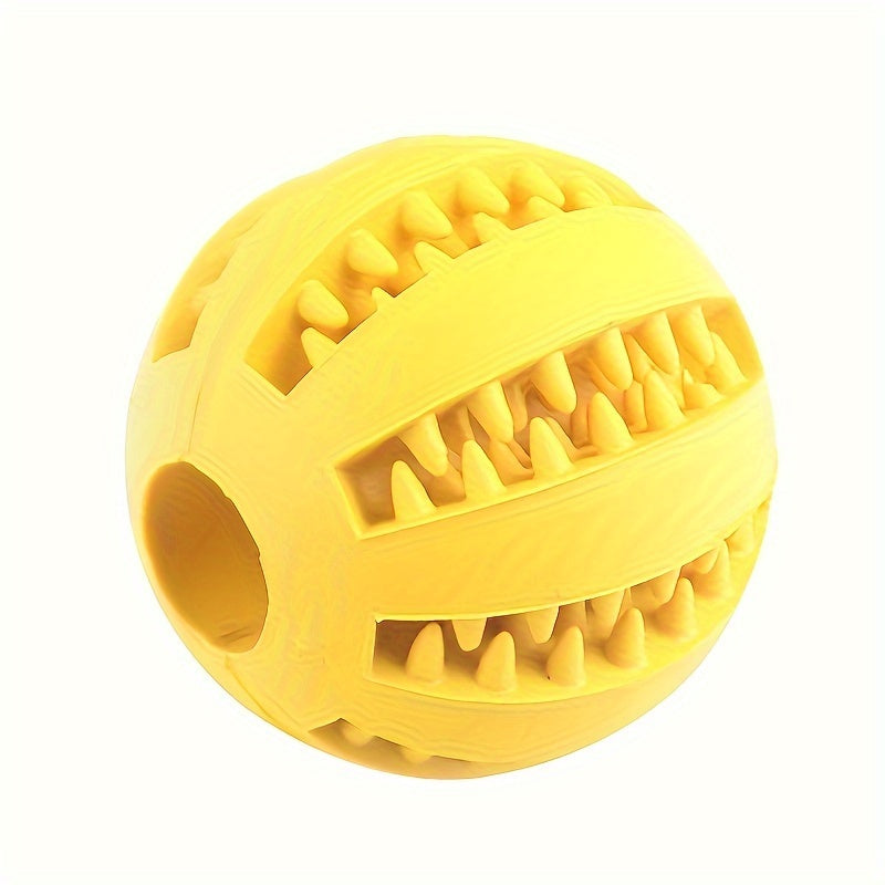 Interactive Dog Treat Ball – Rolling Puzzle Toy for Mental Stimulation & Slow Feeding