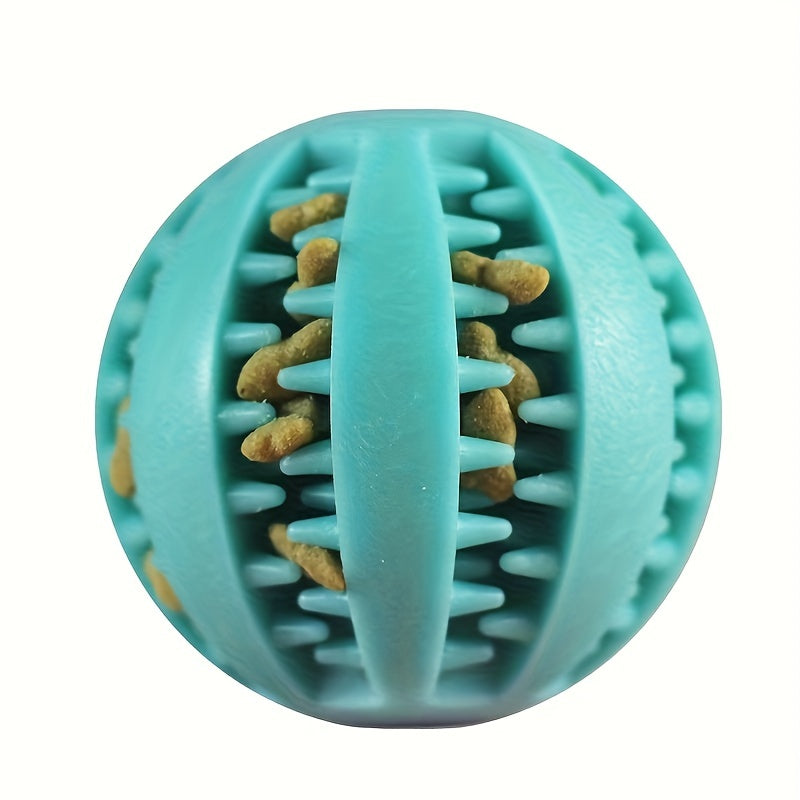 Interactive Dog Treat Ball – Rolling Puzzle Toy for Mental Stimulation & Slow Feeding