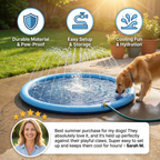 Durable Dog Splash Fountain Pad – Keep Your Pup Cool & Active All Summer!