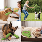 Durable Dog Snake Plush Toy – Chew-Resistant, Squeaky & Super Fun!