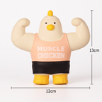 Durable Squeaky Muscle Buddy Dog Toy