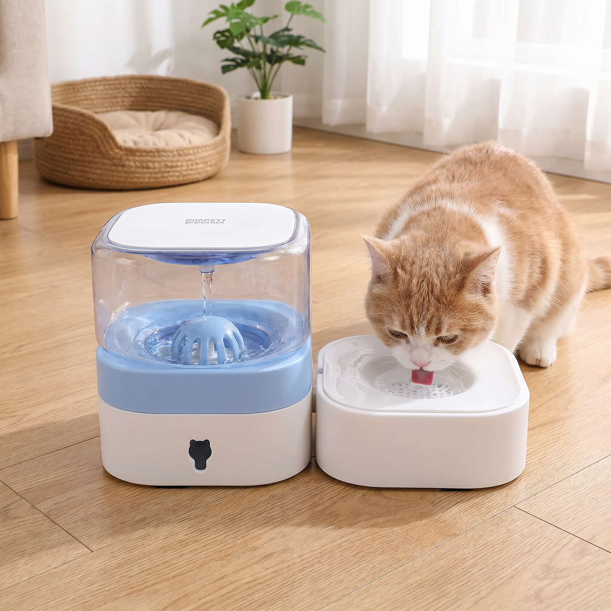 Automatic Portable Cat Water Fountain Dispenser